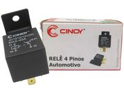 Rele Auxiliar / Buzina -  4 Terminais 40A - 12V - 10268