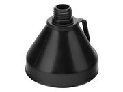 Funil Sanfonado 39 cm Preto Para Óleo, Combustível etc - com Peneira - 5881