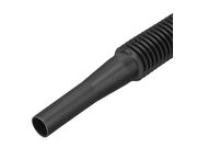 Funil Sanfonado 39 cm Preto Para Óleo, Combustível etc - com Peneira - 5887