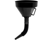 Funil Sanfonado 39 cm Preto Para Óleo, Combustível etc - com Peneira