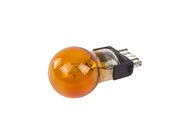 Lâmpada 3157 2 Polos 27/8W - 12V S25 Base Plástico Âmbar - 6120