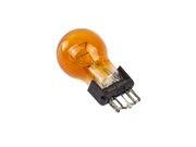 Lâmpada 3157 2 Polos 27/8W - 12V S25 Base Plástico Âmbar - 6121