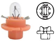 Lâmpada com Soquete Laranja 1,12W 12V BX8.4D Base/Soquete Laranja