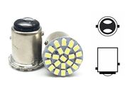 Lâmpada LED 1034 2 Polos - 12V - 22 LEDs SMD Branca - Cabeça Cortada - PAR