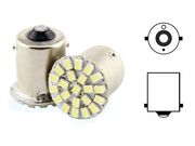 Lâmpada LED 1141 / 67 1 Polo - 12V - 22 LEDs SMD Branca - Cabeça Cortada - PAR