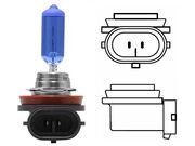 Lâmpada H11 55W 12V Super Branca 8500K - Unidade