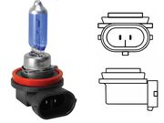 Lâmpada H11 55W 12V Super Branca - Unidade