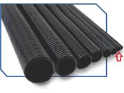 Tubo / Espaguete Corrugado 07,5mm - 5/16" - Para Fios / Chicotes (Conduítes)