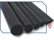 Tubo / Espaguete Corrugado 09,5mm - 3/8" - Para Fios / Chicotes (Conduítes)