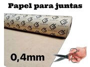 Papel Velumoide Para Junta Bege 0,4mm Tamanho 1 X 1m - Rolo 1 Metro