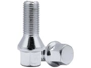 Parafuso de Roda Conico e Cromado Golf, Fox, Polo M14 X 1,50 X 28,0 mm Chave 17 Jogo c/ 20 pçs