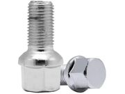 Parafuso de Roda Fusca, Brasília Cromado M14 X 1,50 X 27 mm Chave 19 Jogo c/ 16 pçs