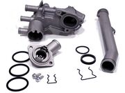 Carcaça Válvula Termostatica VW G5, Fox, Polo - com Kit/Tubo (100% em Alumínio) - 8347