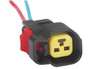 Conector 2 Vias Bico Inj.  EV6 Ford Ecosport, Buzina e Falante GM Onix, Int Ré e Pres Dir. Hid. Ford