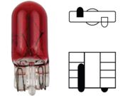 Lâmpada Pingão T10 5W 12V - Vermelha