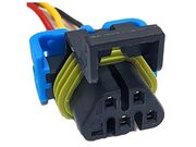 Conector 4 Vias Sonda Lambda GM Spin, Cobalt, Agile, Cruze, S10, Captiva, Onix, Prisma, Sonic