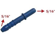 Conexão / Adaptador Reto 5/16" X 5/16" 1 Bico Liso / 1 Bico Corrugado - Longo